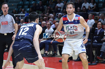 2024-10-09 - Gherardo Sabatini (Fortitudo) during the italian basketball LBN A2 series championship match Fortitudo Flats Services Bologna Vs Agribertocchi Orzinuovi - Bologna, Italy, October 09, 2024 at Paladozza sports hall - Photo: Michele Nucci - FORTITUDO BOLOGNA VS ORZINUOVI  - ITALIAN SERIE A2 - BASKETBALL