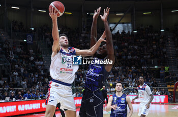 2024-10-09 - Matteo Fantinelli (Fortitudo)during the italian basketball LBN A2 series championship match Fortitudo Flats Services Bologna Vs Agribertocchi Orzinuovi - Bologna, Italy, October 09, 2024 at Paladozza sports hall - Photo: Michele Nucci - FORTITUDO BOLOGNA VS ORZINUOVI  - ITALIAN SERIE A2 - BASKETBALL