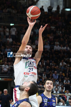 2024-10-09 - Matteo Fantinelli (Fortitudo)during the italian basketball LBN A2 series championship match Fortitudo Flats Services Bologna Vs Agribertocchi Orzinuovi - Bologna, Italy, October 09, 2024 at Paladozza sports hall - Photo: Michele Nucci - FORTITUDO BOLOGNA VS ORZINUOVI  - ITALIAN SERIE A2 - BASKETBALL