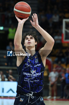 2024-10-09 - Samuele Moretti (Orzinuovi) during the italian basketball LBN A2 series championship match Fortitudo Flats Services Bologna Vs Agribertocchi Orzinuovi - Bologna, Italy, October 09, 2024 at Paladozza sports hall - Photo: Michele Nucci - FORTITUDO BOLOGNA VS ORZINUOVI  - ITALIAN SERIE A2 - BASKETBALL