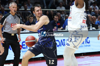 2024-10-09 - Matteo Bogliardi (Orzinuovi) during the italian basketball LBN A2 series championship match Fortitudo Flats Services Bologna Vs Agribertocchi Orzinuovi - Bologna, Italy, October 09, 2024 at Paladozza sports hall - Photo: Michele Nucci - FORTITUDO BOLOGNA VS ORZINUOVI  - ITALIAN SERIE A2 - BASKETBALL