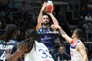 2024-10-09 - Matteo Bogliardi (Orzinuovi) during the italian basketball LBN A2 series championship match Fortitudo Flats Services Bologna Vs Agribertocchi Orzinuovi - Bologna, Italy, October 09, 2024 at Paladozza sports hall - Photo: Michele Nucci - FORTITUDO BOLOGNA VS ORZINUOVI  - ITALIAN SERIE A2 - BASKETBALL