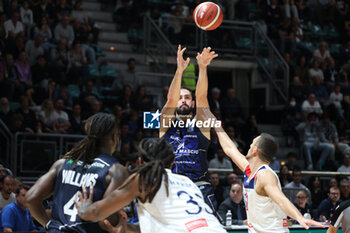 2024-10-09 - Matteo Bogliardi (Orzinuovi) during the italian basketball LBN A2 series championship match Fortitudo Flats Services Bologna Vs Agribertocchi Orzinuovi - Bologna, Italy, October 09, 2024 at Paladozza sports hall - Photo: Michele Nucci - FORTITUDO BOLOGNA VS ORZINUOVI  - ITALIAN SERIE A2 - BASKETBALL