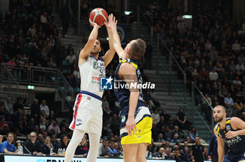 2024-11-10 - Riccardo Bolpin (Fortitudo) during the italian basketball LBN A2 series championship match Fortitudo Flats Services Bologna Vs Reale Mutua Torino at Paladozza sports hall. Bologna, Italy, November 10, 2024 - Photo: Michele Nucci - FORTITUDO BOLOGNA VS BASKET TORINO - ITALIAN SERIE A2 - BASKETBALL