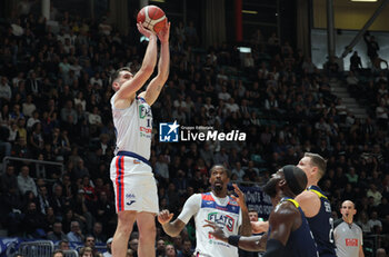 2024-11-10 - Fabio Mian (Fortitudo) during the italian basketball LBN A2 series championship match Fortitudo Flats Services Bologna Vs Reale Mutua Torino at Paladozza sports hall. Bologna, Italy, November 10, 2024 - Photo: Michele Nucci - FORTITUDO BOLOGNA VS BASKET TORINO - ITALIAN SERIE A2 - BASKETBALL