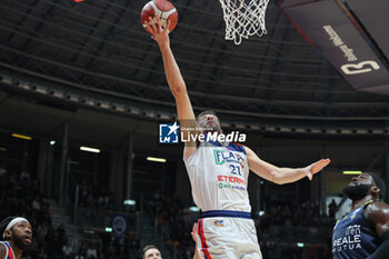 2024-11-10 - Matteo Fantinelli (Fortitudo)during the italian basketball LBN A2 series championship match Fortitudo Flats Services Bologna Vs Reale Mutua Torino at Paladozza sports hall. Bologna, Italy, November 10, 2024 - Photo: Michele Nucci - FORTITUDO BOLOGNA VS BASKET TORINO - ITALIAN SERIE A2 - BASKETBALL