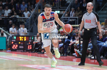 2024-11-10 - Matteo Fantinelli (Fortitudo)during the italian basketball LBN A2 series championship match Fortitudo Flats Services Bologna Vs Reale Mutua Torino at Paladozza sports hall. Bologna, Italy, November 10, 2024 - Photo: Michele Nucci - FORTITUDO BOLOGNA VS BASKET TORINO - ITALIAN SERIE A2 - BASKETBALL