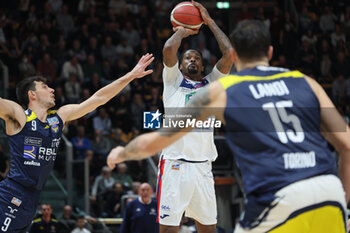 2024-11-10 - Kenny Gabriel (Fortitudo) during the italian basketball LBN A2 series championship match Fortitudo Flats Services Bologna Vs Reale Mutua Torino at Paladozza sports hall. Bologna, Italy, November 10, 2024 - Photo: Michele Nucci - FORTITUDO BOLOGNA VS BASKET TORINO - ITALIAN SERIE A2 - BASKETBALL