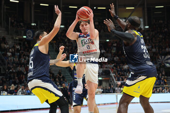 2024-11-10 - Nicola Giordano (Fortitudo) during the italian basketball LBN A2 series championship match Fortitudo Flats Services Bologna Vs Reale Mutua Torino at Paladozza sports hall. Bologna, Italy, November 10, 2024 - Photo: Michele Nucci - FORTITUDO BOLOGNA VS BASKET TORINO - ITALIAN SERIE A2 - BASKETBALL