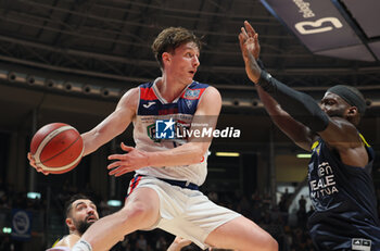 2024-11-10 - Nicola Giordano (Fortitudo) during the italian basketball LBN A2 series championship match Fortitudo Flats Services Bologna Vs Reale Mutua Torino at Paladozza sports hall. Bologna, Italy, November 10, 2024 - Photo: Michele Nucci - FORTITUDO BOLOGNA VS BASKET TORINO - ITALIAN SERIE A2 - BASKETBALL