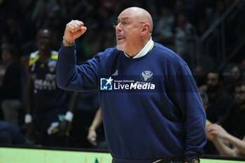 2024-11-10 - Matteo Boniciolli, head coach of Torino during the italian basketball LBN A2 series championship match Fortitudo Flats Services Bologna Vs Reale Mutua Torino at Paladozza sports hall. Bologna, Italy, November 10, 2024 - Photo: Michele Nucci - FORTITUDO BOLOGNA VS BASKET TORINO - ITALIAN SERIE A2 - BASKETBALL