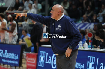 2024-11-10 - Matteo Boniciolli, head coach of Torino during the italian basketball LBN A2 series championship match Fortitudo Flats Services Bologna Vs Reale Mutua Torino at Paladozza sports hall. Bologna, Italy, November 10, 2024 - Photo: Michele Nucci - FORTITUDO BOLOGNA VS BASKET TORINO - ITALIAN SERIE A2 - BASKETBALL