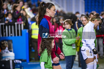 2024-01-17 - Ingrid Engen of Barcelona seen before the women football match valid for the semi final of the Spanish Supercopa tournament between Barcelona and Real Madrid played at Estadio Butarque in Leganes, Spain. - BARCELONA VS REAL MADRID - OTHER - SOCCER