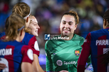 2024-01-17 - Cata Coll of Barcelona seen before the women football match valid for the semi final of the Spanish Supercopa tournament between Barcelona and Real Madrid played at Estadio Butarque in Leganes, Spain. - BARCELONA VS REAL MADRID - OTHER - SOCCER