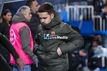 2024-01-17 - Jonatan Giraldez, head coach of Barcelona, seen before the women football match valid for the semi final of the Spanish Supercopa tournament between Barcelona and Real Madrid played at Estadio Butarque in Leganes, Spain. - BARCELONA VS REAL MADRID - OTHER - SOCCER