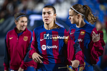 2024-01-17 - Patri Guijarro of Barcelona seen before the women football match valid for the semi final of the Spanish Supercopa tournament between Barcelona and Real Madrid played at Estadio Butarque in Leganes, Spain. - BARCELONA VS REAL MADRID - OTHER - SOCCER