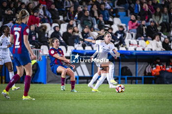 2024-01-17 - Athenea del Castillo of Real Madrid seen in action with the ball during the women football match valid for the semi final of the Spanish Supercopa tournament between Barcelona and Real Madrid played at Estadio Butarque in Leganes, Spain. - BARCELONA VS REAL MADRID - OTHER - SOCCER