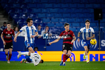2024-02-17 - A. Reina (CD Mirandes) during a La Liga Hypermotion match between RCD Espanyol and CD Mirandes at Stage Front Stadium, in Barcelona, ,Spain on February 17, 2024. Photo by Felipe Mondino - RCD ESPANYOL - CD MIRANDES - OTHER - SOCCER