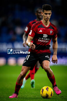 2024-02-17 - Ilyas Chiara (CD Mirandes) during a La Liga Hypermotion match between RCD Espanyol and CD Mirandes at Stage Front Stadium, in Barcelona, ,Spain on February 17, 2024. Photo by Felipe Mondino - RCD ESPANYOL - CD MIRANDES - OTHER - SOCCER
