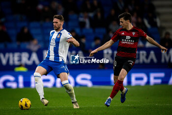 2024-02-17 - Sergi Gomez (RCD Espanyol) during a La Liga Hypermotion match between RCD Espanyol and CD Mirandes at Stage Front Stadium, in Barcelona, ,Spain on February 17, 2024. Photo by Felipe Mondino - RCD ESPANYOL - CD MIRANDES - OTHER - SOCCER