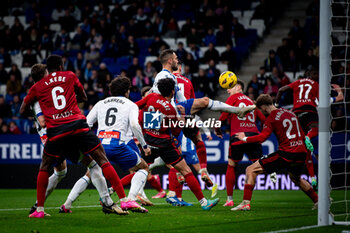 2024-02-17 - La Gumina (CD Mirandes) during a La Liga Hypermotion match between RCD Espanyol and CD Mirandes at Stage Front Stadium, in Barcelona, ,Spain on February 17, 2024. Photo by Felipe Mondino - RCD ESPANYOL - CD MIRANDES - OTHER - SOCCER