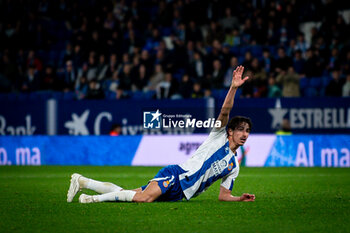 2024-02-17 - Pere Milla (RCD Espanyol) during a La Liga Hypermotion match between RCD Espanyol and CD Mirandes at Stage Front Stadium, in Barcelona, ,Spain on February 17, 2024. Photo by Felipe Mondino - RCD ESPANYOL - CD MIRANDES - OTHER - SOCCER