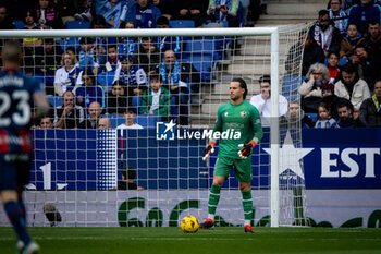 2024-03-02 - Goalkeeper A. Fernandez (SD Huesca) during a La Liga Hypermotion match between RCD Espanyol and SD Huesca at Stage Front Stadium, in Barcelona, ,Spain on March 2, 2024. Photo by Felipe Mondino - RCD ESPANYOL - SD HUESCA - OTHER - SOCCER