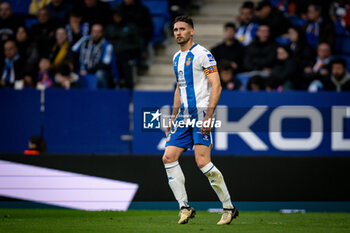 2024-03-02 - Sergi Gomez (RCD Espanyol) during a La Liga Hypermotion match between RCD Espanyol and SD Huesca at Stage Front Stadium, in Barcelona, ,Spain on March 2, 2024. Photo by Felipe Mondino - RCD ESPANYOL - SD HUESCA - OTHER - SOCCER