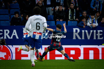 2024-03-02 - Juanjo Nieto (SD Huesca) during a La Liga Hypermotion match between RCD Espanyol and SD Huesca at Stage Front Stadium, in Barcelona, ,Spain on March 2, 2024. Photo by Felipe Mondino - RCD ESPANYOL - SD HUESCA - OTHER - SOCCER