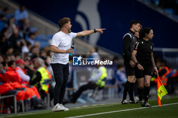 2024-04-21 - Head coach Ferran Costa (FC Andorra) gestures during a La Liga Hypermotion match between RCD Espanyol and FC Andorra at Stage Front Stadium, in Barcelona, ,Spain on April 21, 2024. Photo by Felipe Mondino - RCD ESPANYOL - FC ANDORRA - OTHER - SOCCER