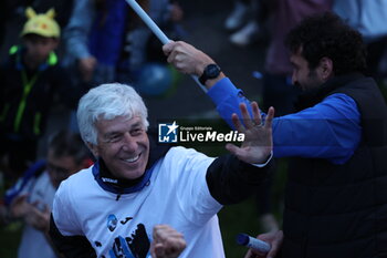 2024-05-31 - Atalanta celebrates the victory in the UEFA Europa League, Giampiero Gasperini - ATALANTA CELEBRATES THE VICTORY IN THE UEFA EUROPA LEAGUE - OTHER - SOCCER