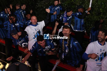 2024-05-31 - Atalanta celebrates the victory in the UEFA Europa League, Scalvini - ATALANTA CELEBRATES THE VICTORY IN THE UEFA EUROPA LEAGUE - OTHER - SOCCER