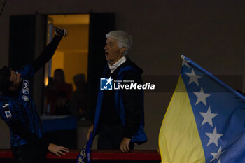 2024-05-31 - Atalanta celebrates the victory in the UEFA Europa League, Gasperini - ATALANTA CELEBRATES THE VICTORY IN THE UEFA EUROPA LEAGUE - OTHER - SOCCER