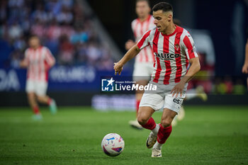 2024-06-13 - Gaspar (Sporting de Gijon) controls the ball during a Playoff La Liga Hypermotion match between RCD Espanyol and Real Sporting at Stage Front Stadium, in Barcelona, ,Spain on June 13, 2024. Photo by Felipe Mondino - RCD ESPANYOL - REAL SPORTING - OTHER - SOCCER