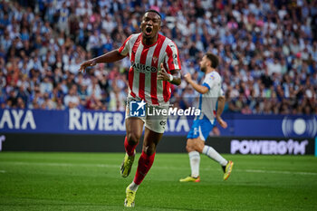 2024-06-13 - Otero (Sporting de Gijon) look dejected during a Playoff La Liga Hypermotion match between RCD Espanyol and Real Sporting at Stage Front Stadium, in Barcelona, ,Spain on June 13, 2024. Photo by Felipe Mondino - RCD ESPANYOL - REAL SPORTING - OTHER - SOCCER