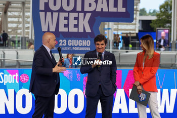 2024-06-14 - Milano Football Week, Stefano Barigelli and Urbano Cairo - MILANO FOOTBALL WEEK 2024 - OTHER - SOCCER