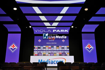 2024-06-25 - General view of Media Center in Rocco B. Commisso Viola Park - PRESENTATION OF ACF FIORENTINA'S NEW HEAD COACH RAFFAELE PALLADINO - OTHER - SOCCER