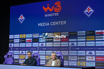 2024-06-25 - ACF Fiorentina's coach Raffaele Palladino and ACF Fiorentina's sporting director Daniele Prade - PRESENTATION OF ACF FIORENTINA'S NEW HEAD COACH RAFFAELE PALLADINO - OTHER - SOCCER