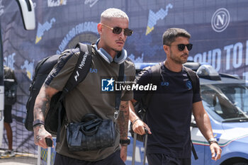 2024-07-11 - Napoli's Italian defender Pasquale Mazzocchi during SSC Napoli's 2024-25 preseason training camp in val di sole in Trentino, Dimaro Folgarida

 - SSC NAPOLI TRAINING - OTHER - SOCCER