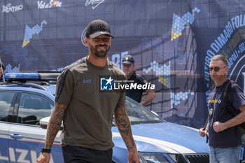 2024-07-11 - Napoli's Italian defender Leonardo Spinazzola during SSC Napoli's 2024-25 preseason training camp in val di sole in Trentino, Dimaro Folgarida

 - SSC NAPOLI TRAINING - OTHER - SOCCER