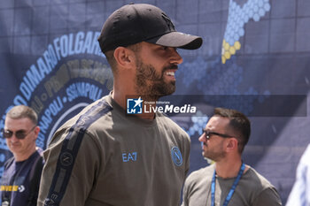 2024-07-11 - Napoli's Italian defender Leonardo Spinazzola during SSC Napoli's 2024-25 preseason training camp in val di sole in Trentino, Dimaro Folgarida

 - SSC NAPOLI TRAINING - OTHER - SOCCER