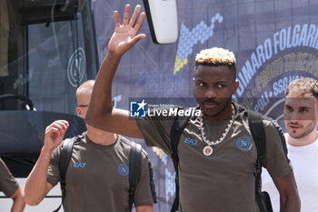 2024-07-11 - Napoli's \NIG\ forward Victor Osimhen during SSC Napoli's 2024-25 preseason training camp in val di sole in Trentino, Dimaro Folgarida

 - SSC NAPOLI TRAINING - OTHER - SOCCER