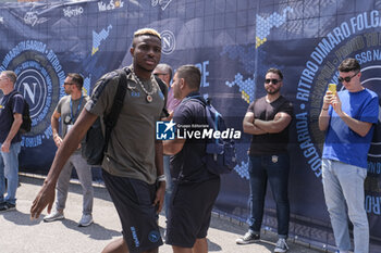 2024-07-11 - Napoli's \NIG\ forward Victor Osimhen during SSC Napoli's 2024-25 preseason training camp in val di sole in Trentino, Dimaro Folgarida

 - SSC NAPOLI TRAINING - OTHER - SOCCER