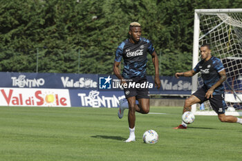 2024-07-11 - Napoli's Nigerian forward Victor Osimhen during SSC Napoli's 2024-25 preseason training camp in val di sole in Trentino, Dimaro Folgarida

 - SSC NAPOLI TRAINING - OTHER - SOCCER