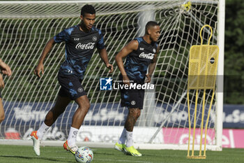 2024-07-11 - Napoli's Swedish midfielder Jens Cajuste during SSC Napoli's 2024-25 preseason training camp in val di sole in Trentino, Dimaro Folgarida

 - SSC NAPOLI TRAINING - OTHER - SOCCER