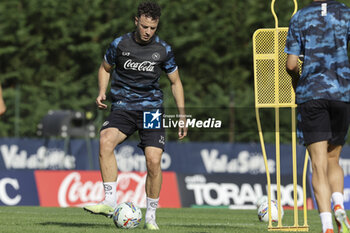 2024-07-11 - Napoli's Kosovar defender Amir Rrahmani controls the ball during SSC Napoli's 2024-25 preseason training camp in val di sole in Trentino, Dimaro Folgarida

 - SSC NAPOLI TRAINING - OTHER - SOCCER