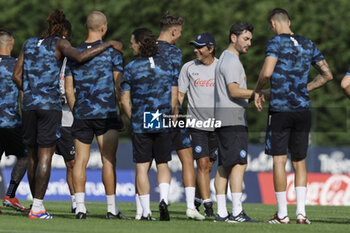 2024-07-11 - Napoli’s Italian coach Antonio Conte with team during SSC Napoli's 2024-25 preseason training camp in val di sole in Trentino, Dimaro Folgarida

 - SSC NAPOLI TRAINING - OTHER - SOCCER