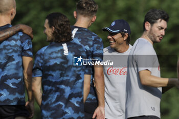 2024-07-11 - Napoli’s Italian coach Antonio Conte with team during SSC Napoli's 2024-25 preseason training camp in val di sole in Trentino, Dimaro Folgarida

 - SSC NAPOLI TRAINING - OTHER - SOCCER