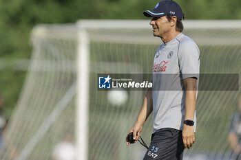 2024-07-11 - Napoli’s Italian coach Antonio Conte looks during SSC Napoli's 2024-25 preseason training camp in val di sole in Trentino, Dimaro Folgarida

 - SSC NAPOLI TRAINING - OTHER - SOCCER