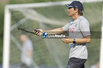 2024-07-11 - Napoli’s Italian coach Antonio Conte gesticulate during SSC Napoli's 2024-25 preseason training camp in val di sole in Trentino, Dimaro Folgarida

 - SSC NAPOLI TRAINING - OTHER - SOCCER